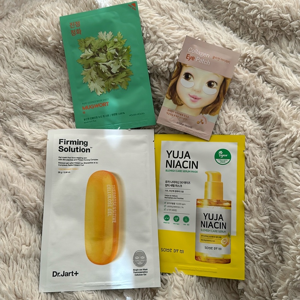 NEW Bundle of Korean Skincare (Face Masks & collagen eye patch)